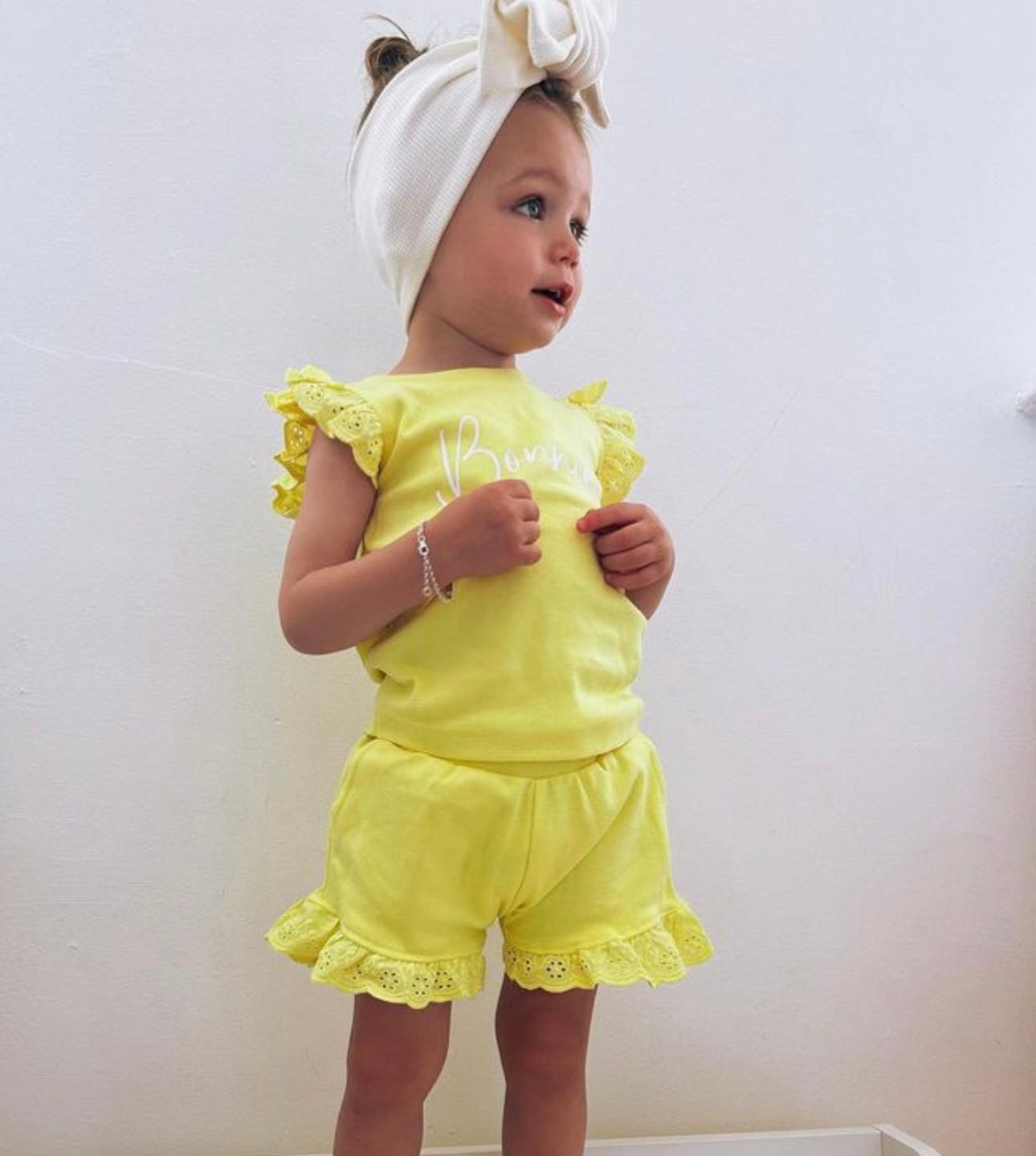 Personalised Frilly T-Shirt & Shorts