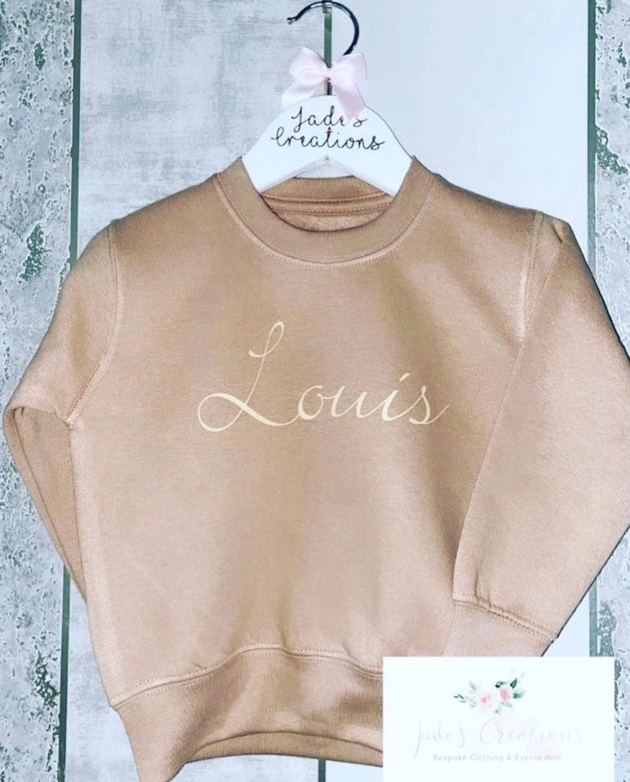 Personalised Nude Sweater