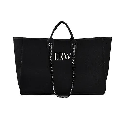 The Jade Canvas Boujee Black Weekender Bag