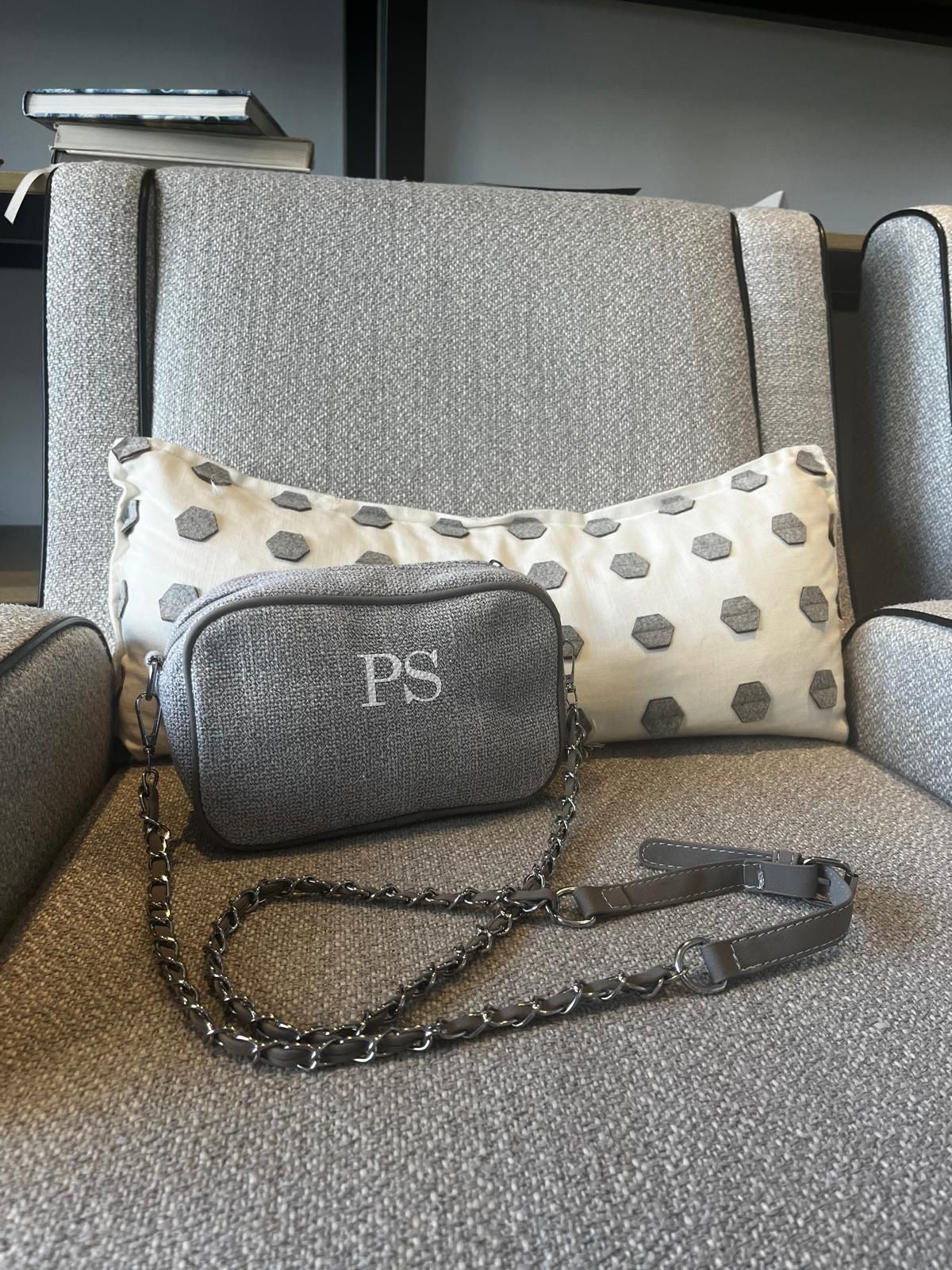 The Jade Grey Cross Body Bag