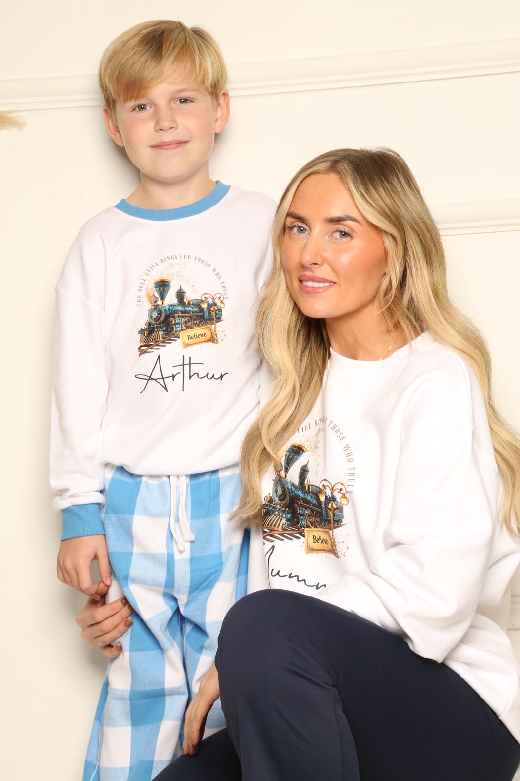 ADULTS Personalised The Polar Express Sweater