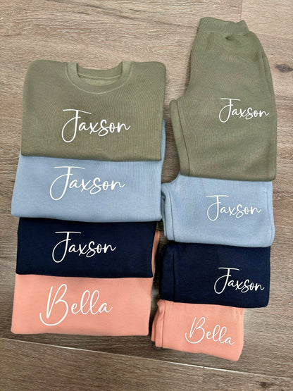 Personalised Sweater & Joggers Tracksuit