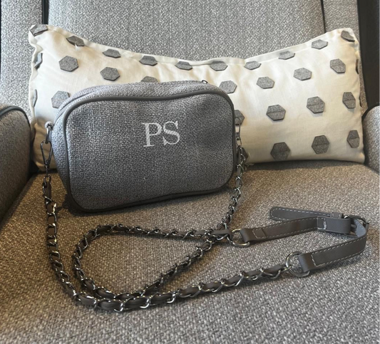 The Jade Grey Cross Body Bag