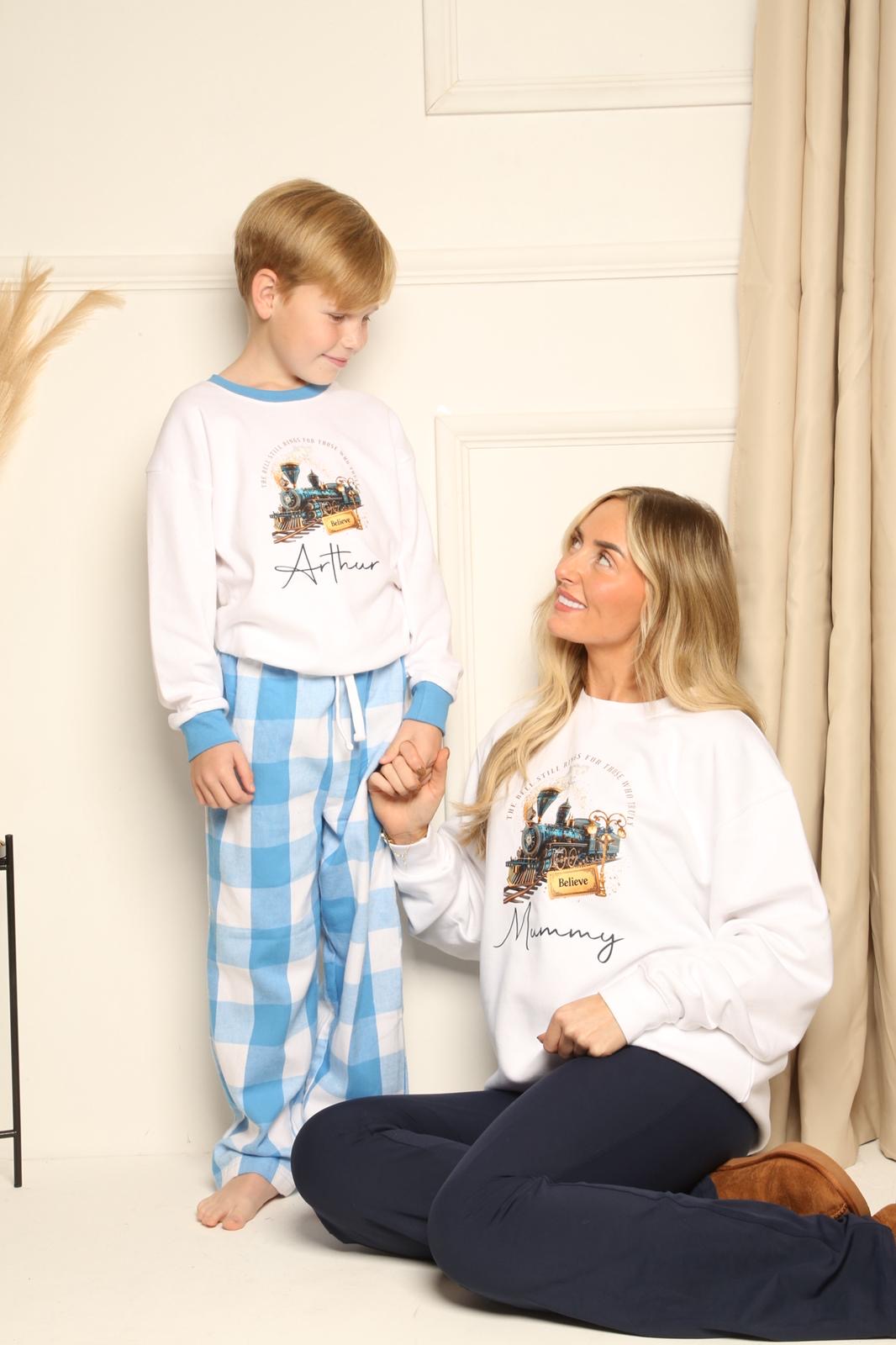 ADULTS Personalised The Polar Express Sweater