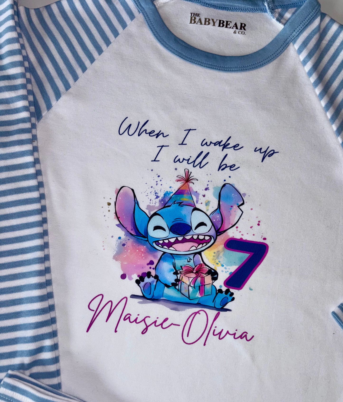 When I wake up Lilo and Stitch Pyjamas
