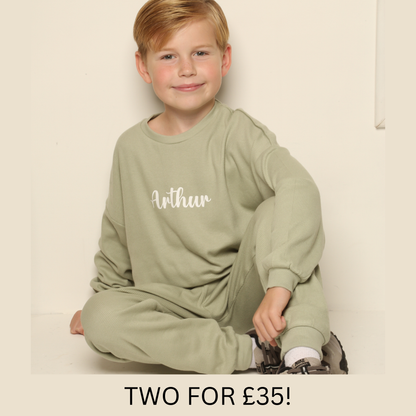 Personalised Waffle Loungewear