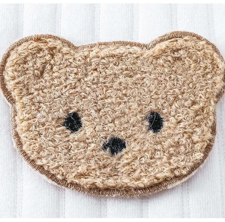 The Teddy Bear Boucle Wrap Baby Grow Romper