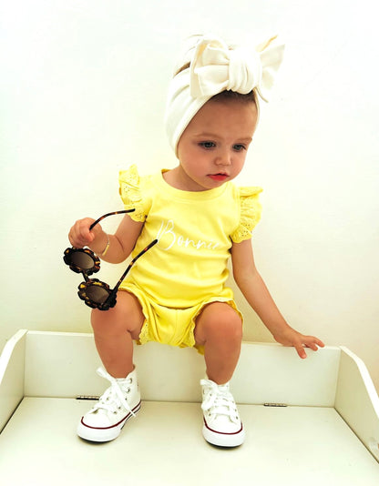 Personalised Frilly T-Shirt & Shorts