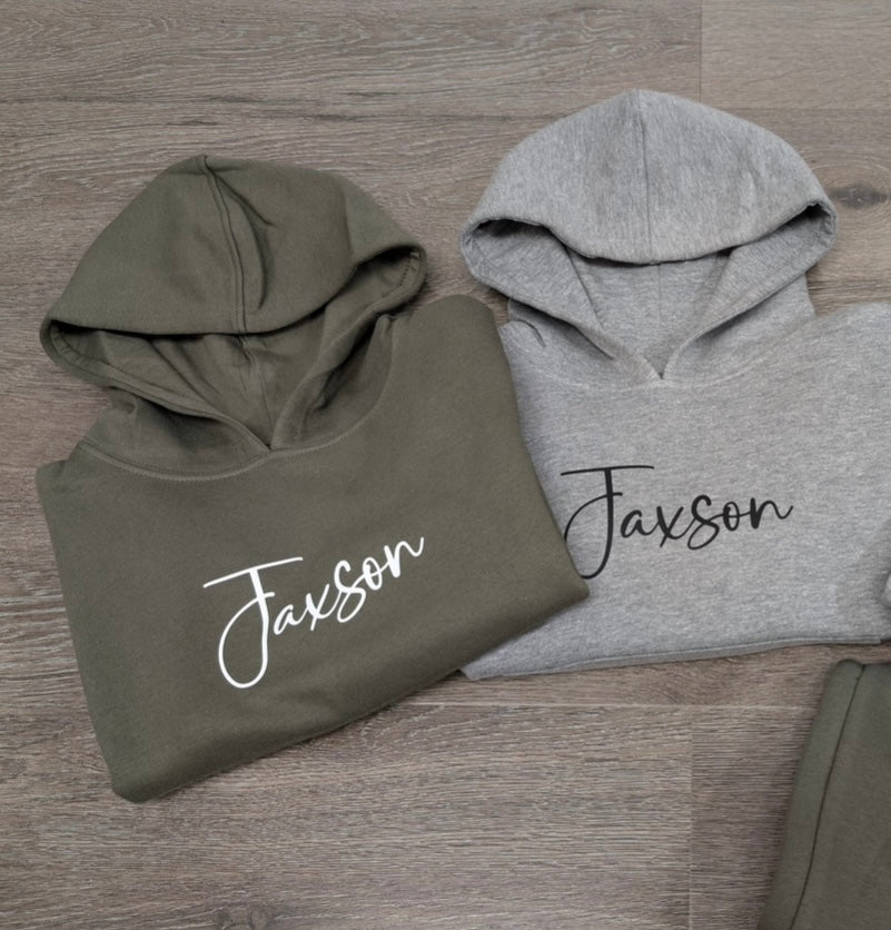 Personalised Thick Pull On Hoodie