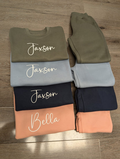 Personalised Sweater & Joggers Tracksuit