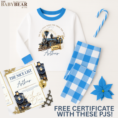 Personalised The Polar Express Pyjamas