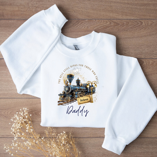 ADULTS Personalised The Polar Express Sweater