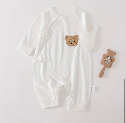 The Teddy Bear Boucle Wrap Baby Grow Romper