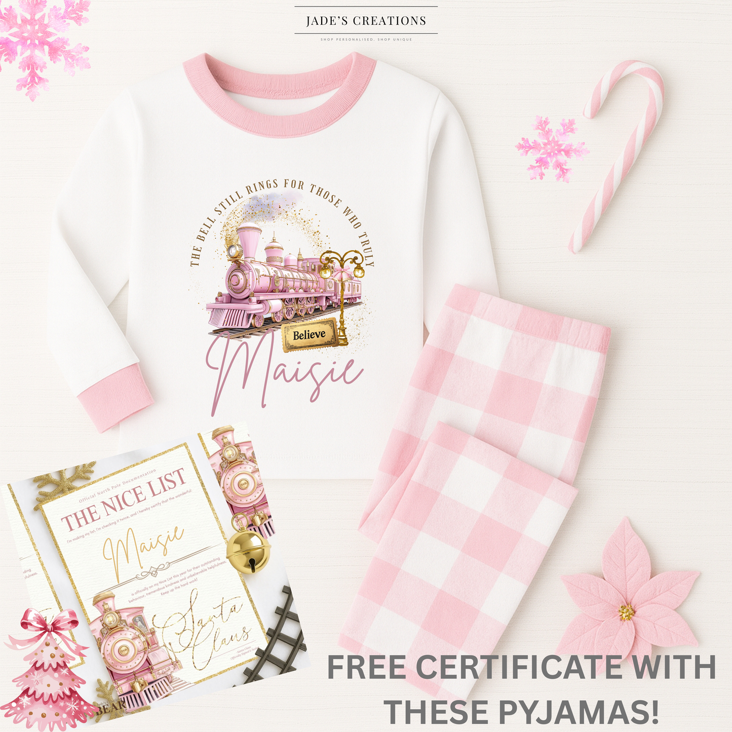 Personalised The Polar Express Pyjamas