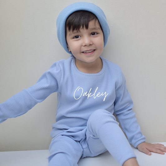 Personalised Ribbed Loungewear